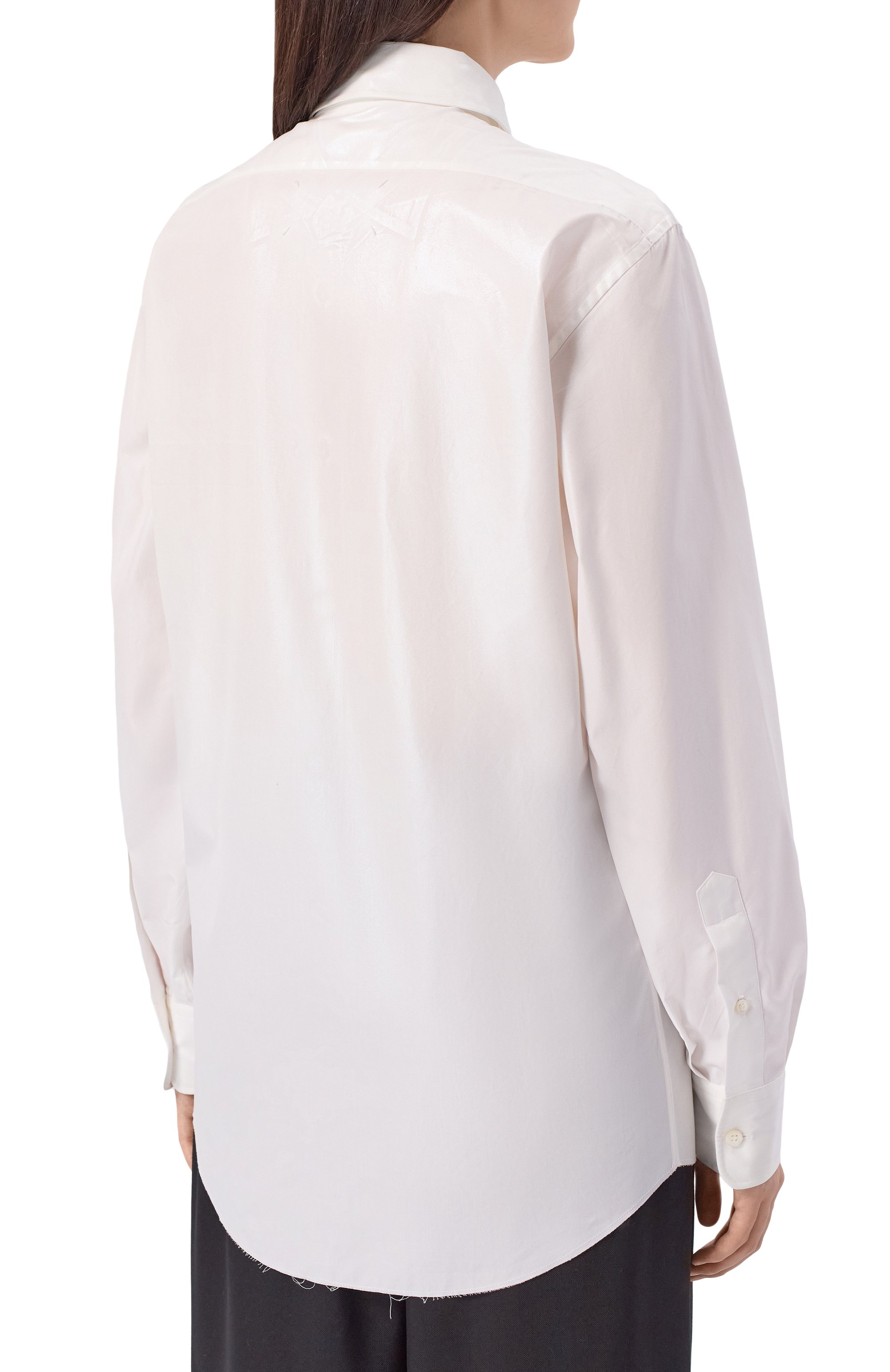 Хлопковая рубашка MAISON MARGIELA, арт. S50DT0071/S43001, фото 4