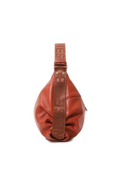 Сумка hobo medium BORBONESE оранжевого цвета по цене 67900 руб., арт. 924162, фото 4 Сумка hobo medium BORBONESE, арт. 924162, фото 4