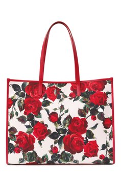 Женская сумка-тоут DOLCE & GABBANA разноцветного цвета, арт. BB2274/AI354 | Фото 6 (Материал: Текстиль; Размер: large)