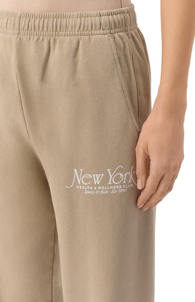 Хлопковые джоггеры SPORTY AND RICH, арт. PA036622508GY15, фото 5