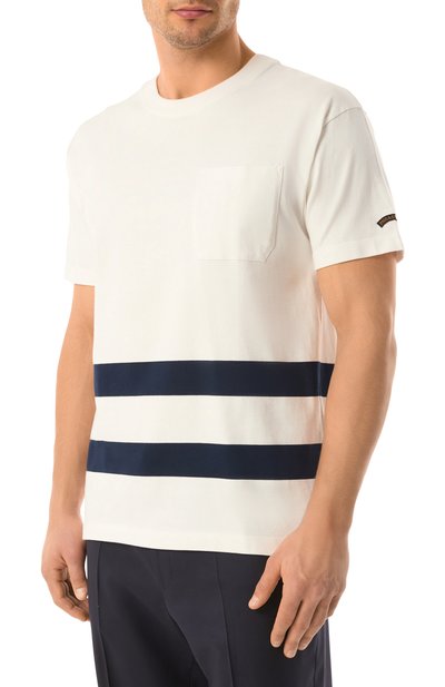 Хлопковая футболка PAUL&SHARK, арт. 25411034, фото 3