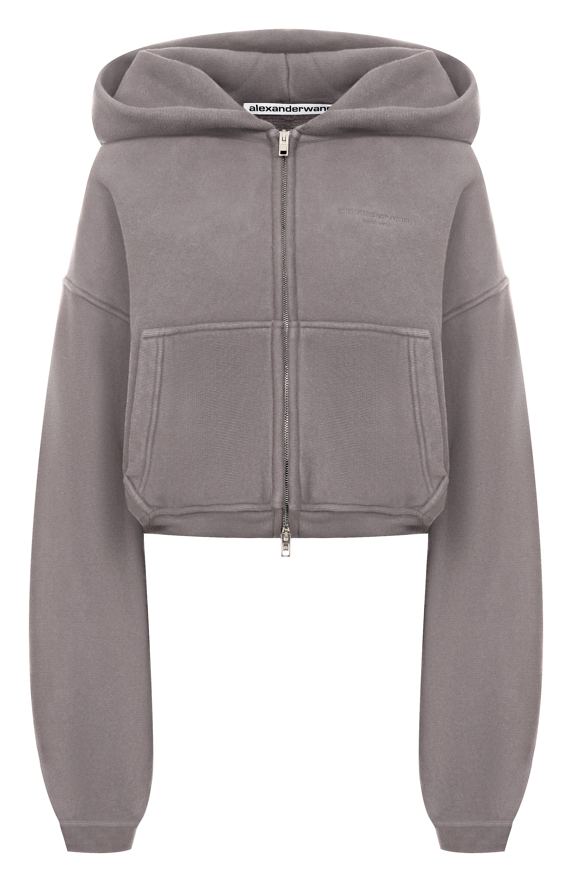 Хлопковая толстовка ALEXANDER WANG серого цвета по цене 62900 руб., арт. 1CC3251057, фото 1 Хлопковая толстовка ALEXANDER WANG, арт. 1CC3251057, фото 1