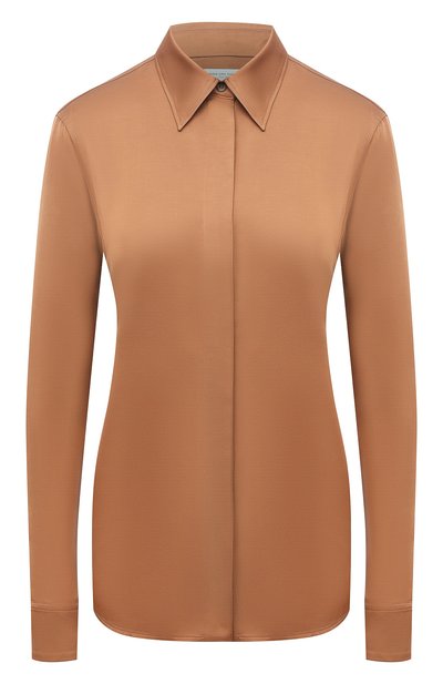 Женская атласная рубашка DRIES VAN NOTEN, арт. 212-010759-3159