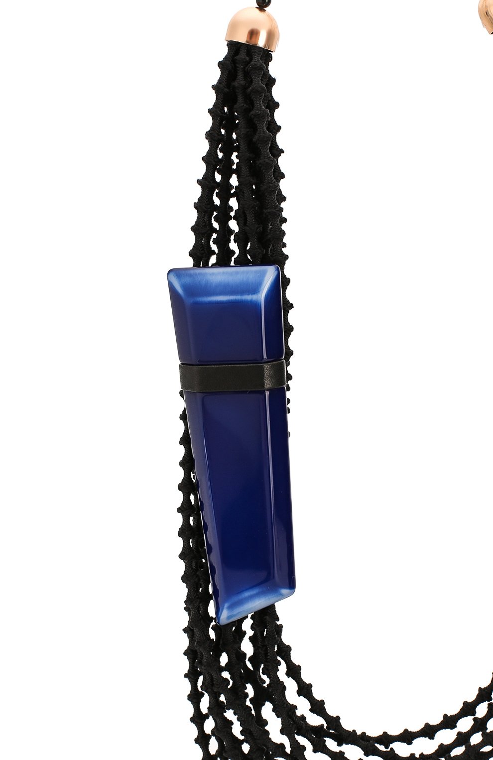 Колье GIORGIO ARMANI темно-синего цвета по цене 192500 руб., арт. 61N052/0P002, фото 2 Колье GIORGIO ARMANI, арт. 61N052/0P002, фото 2