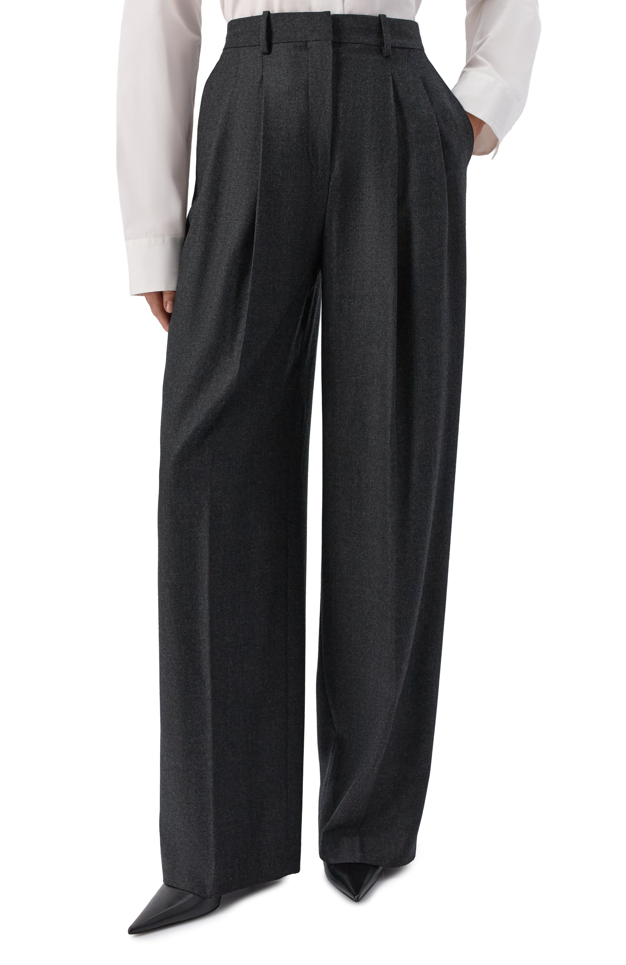 Шерстяные брюки THEORY, арт. 00801201, фото 3