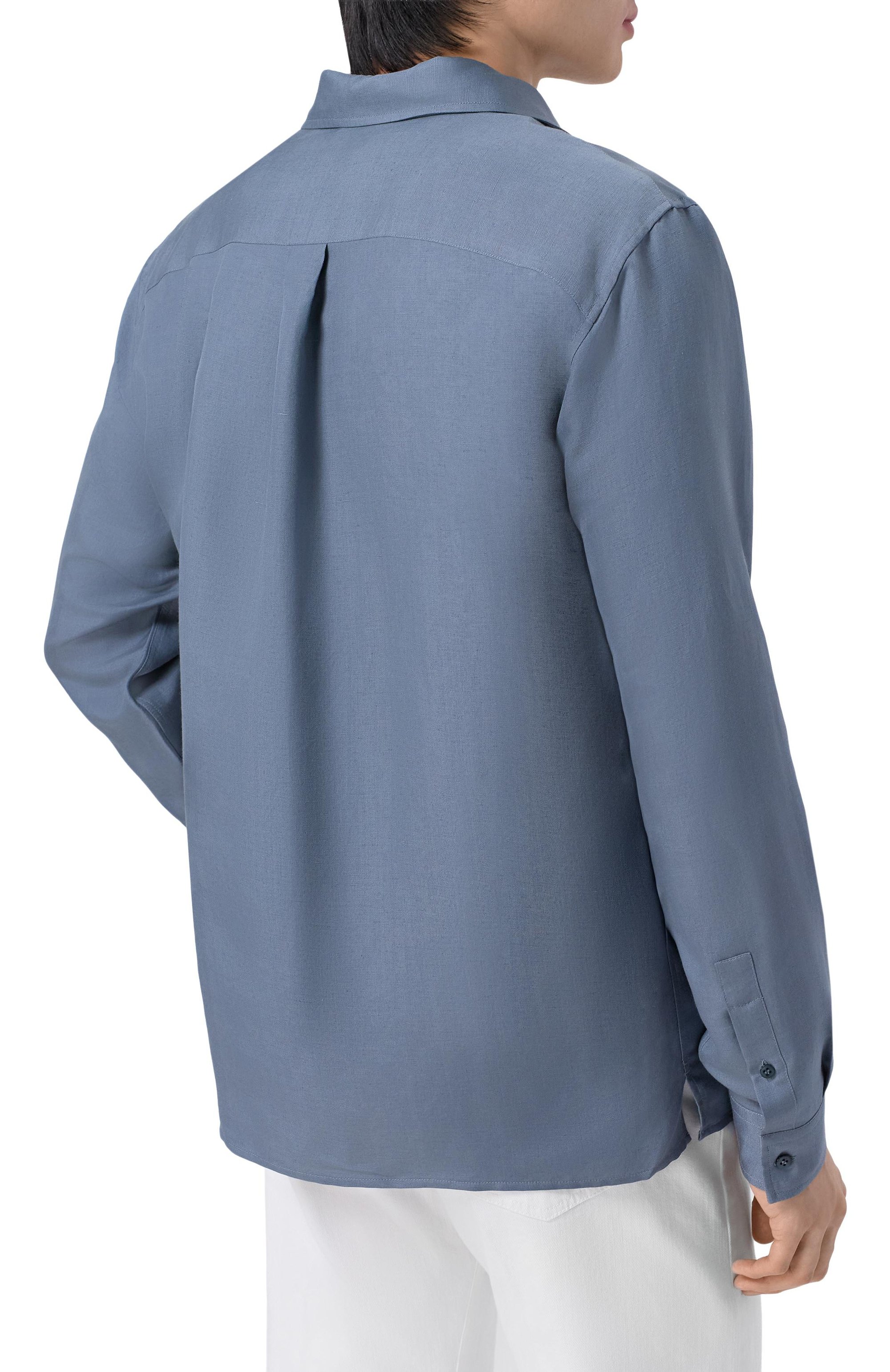 Рубашка изо льна и шелка MVST, арт. M26.2PM.B010/F123 LIN0 SETA, фото 4