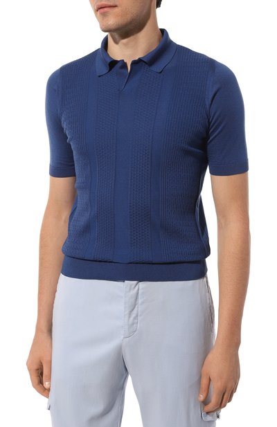 Шелковое поло ZILLI, арт. KVNSP2M0640VVL000, фото 3