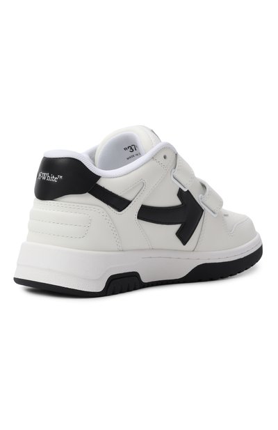 Комбинированные кеды out of office OFF-WHITE, арт. 0BIA008C99LEA002_001, фото 3