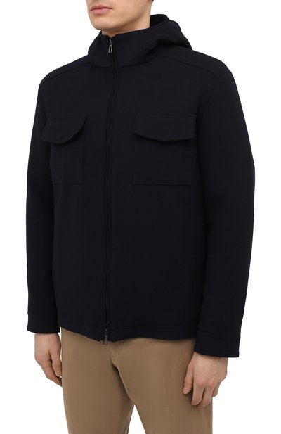 Шерстяная куртка с подкладкой из нутрии LORO PIANA, арт. FAL6161, фото 3