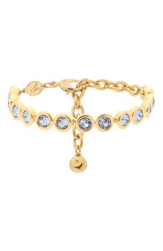 Женский браслет imber tennis SWAROVSKI золотого цвета, арт. 5688419 | Фото 1 (Нос: Не проставлено; Материал: Кристаллы, Металл)
