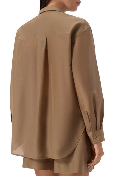 Рубашка из хлопка и шелка 12 STOREEZ, арт. 131507, фото 4