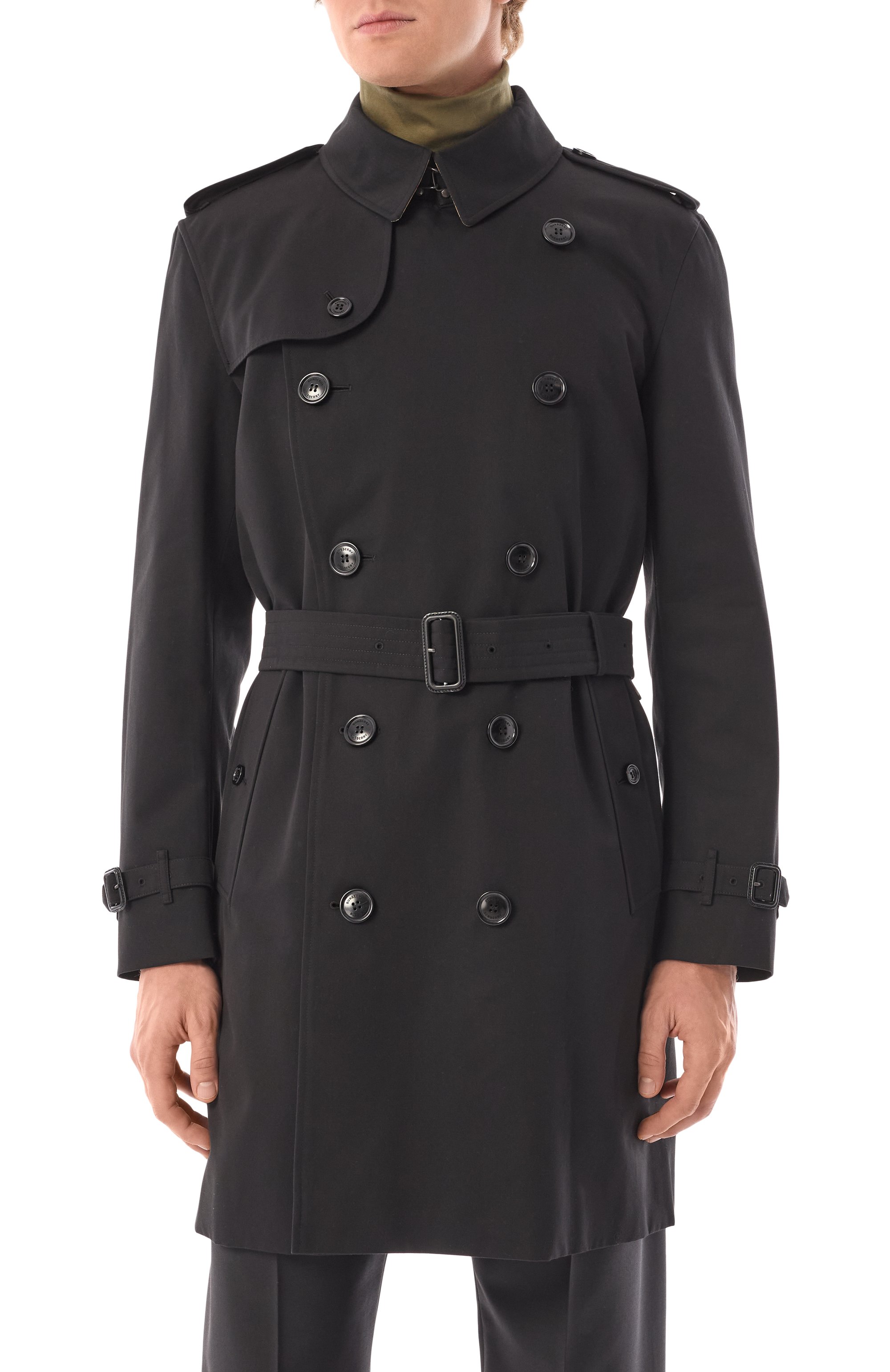 Хлопковый тренч BURBERRY, арт. 8079386, фото 3