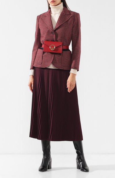 Кожаная поясная сумка с логотипом бренда FENDI, арт. 8BM005 A0KK, фото 2