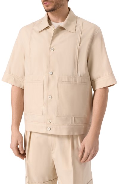 Рубашка из хлопка и шелка MVST, арт. 25E/X1P/0/G041/0207, фото 3