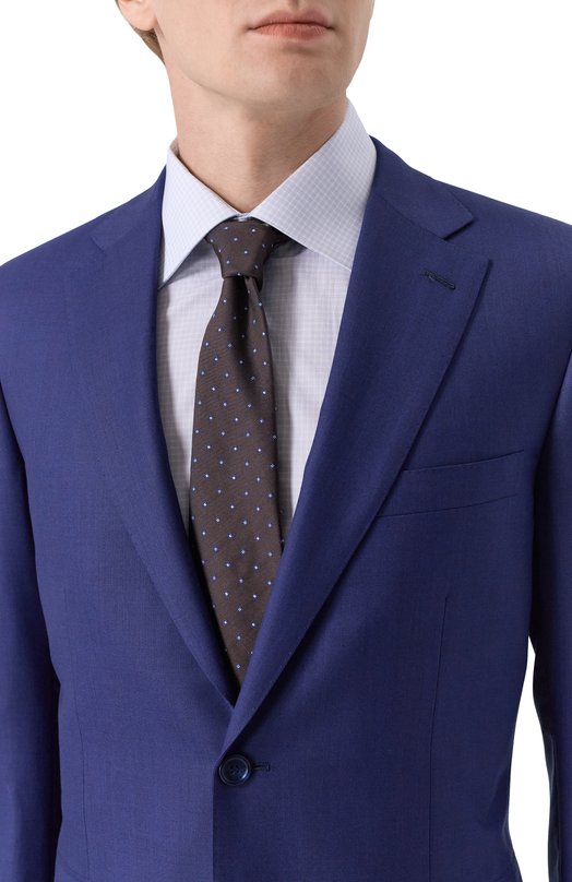Шерстяной костюм Brioni RA00A0/01A4C Синий  RA00A0/01A4C Фото 6