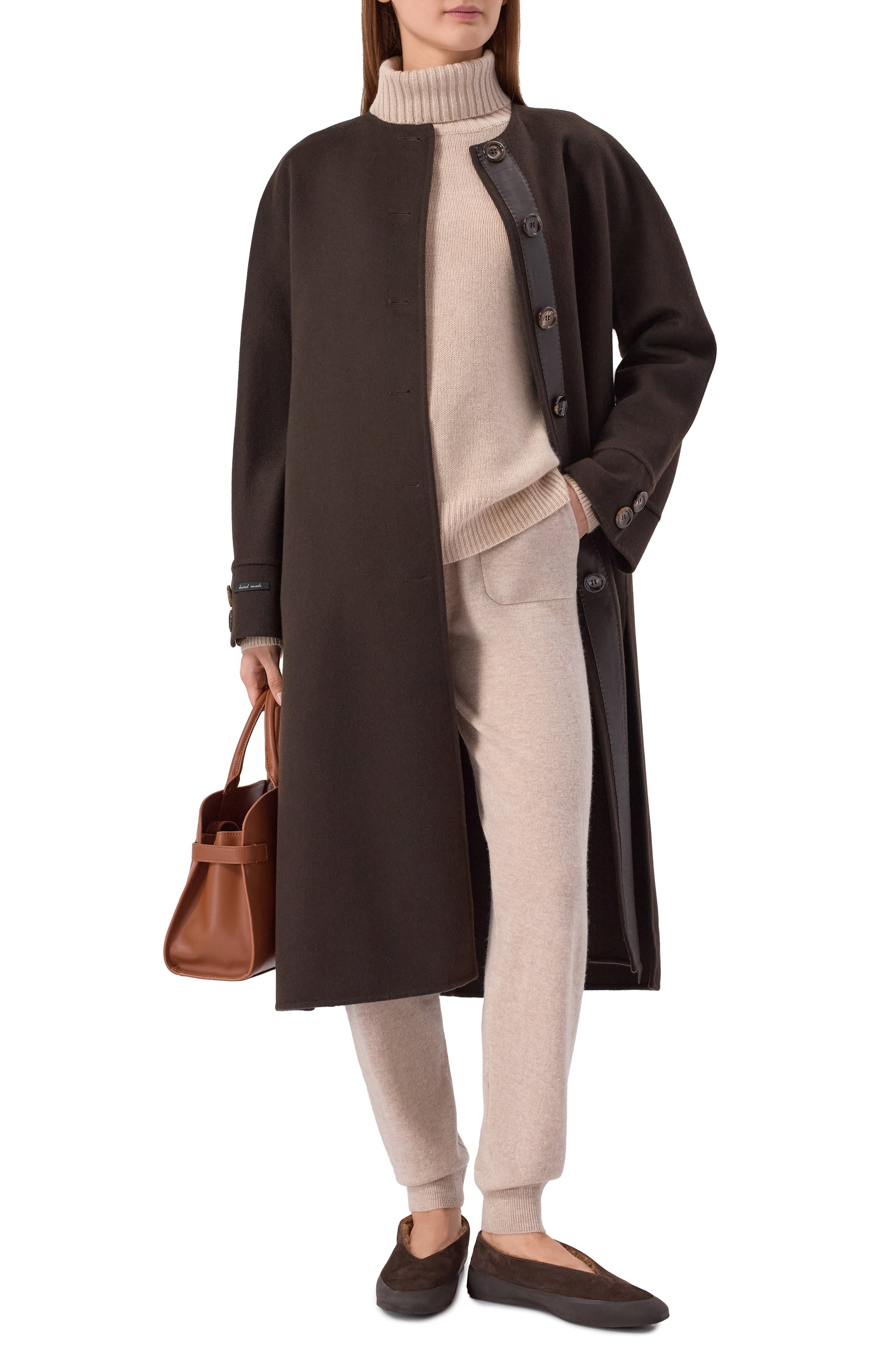 Джоггеры из шерсти и кашемира ALLUDE, арт. 255/17708, фото 2