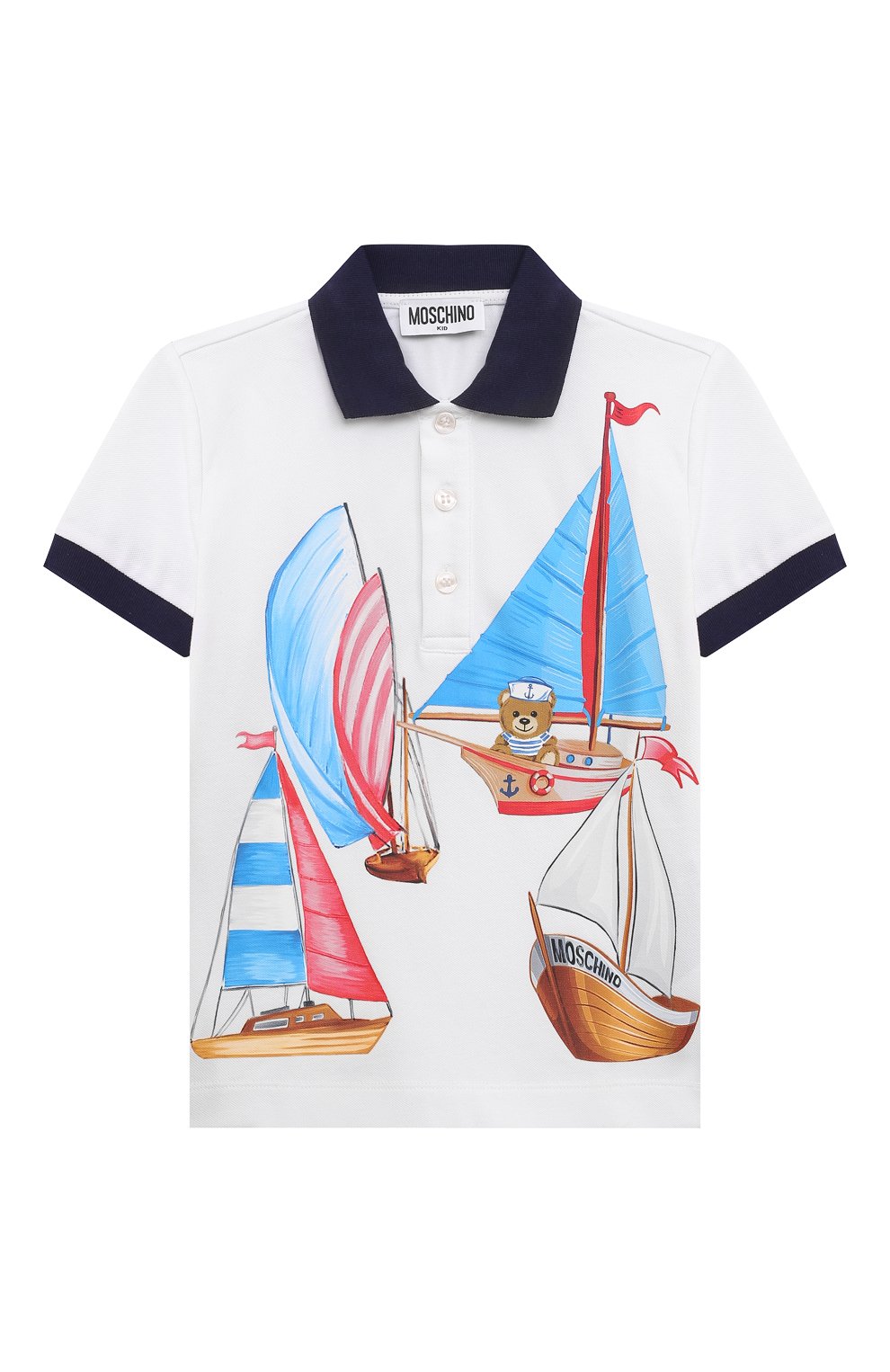 Хлопковое поло MOSCHINO, арт. HMM03Y/LFA01/4-8, фото 1