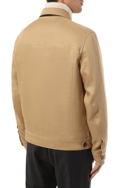 Куртка-рубашка изо льна и хлопка BRIONI, арт. SLS50L/P1101, фото 4