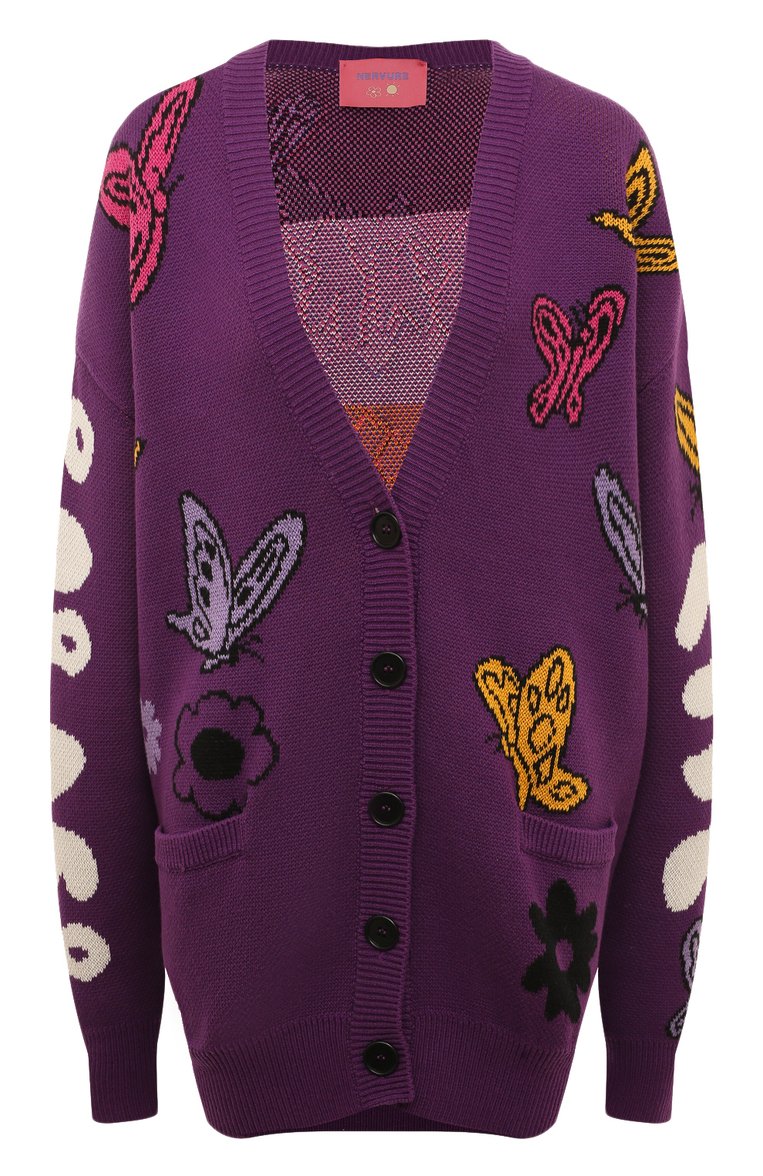 Кардиган из хлопка и шелка NERVURE, арт. 10030, фото 1