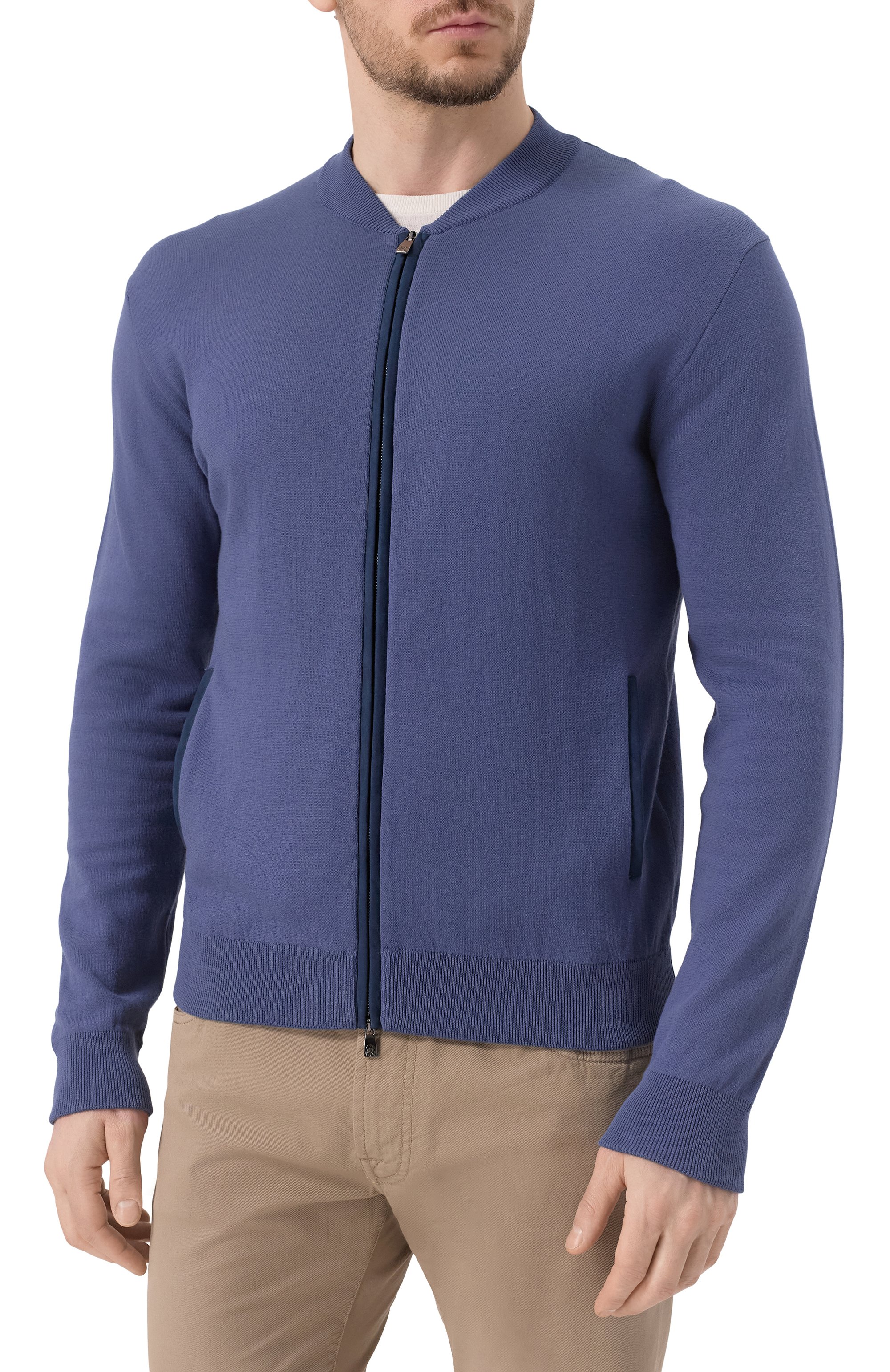 Кардиган из хлопка и льна CORNELIANI, арт. 25M590-2525175, фото 3