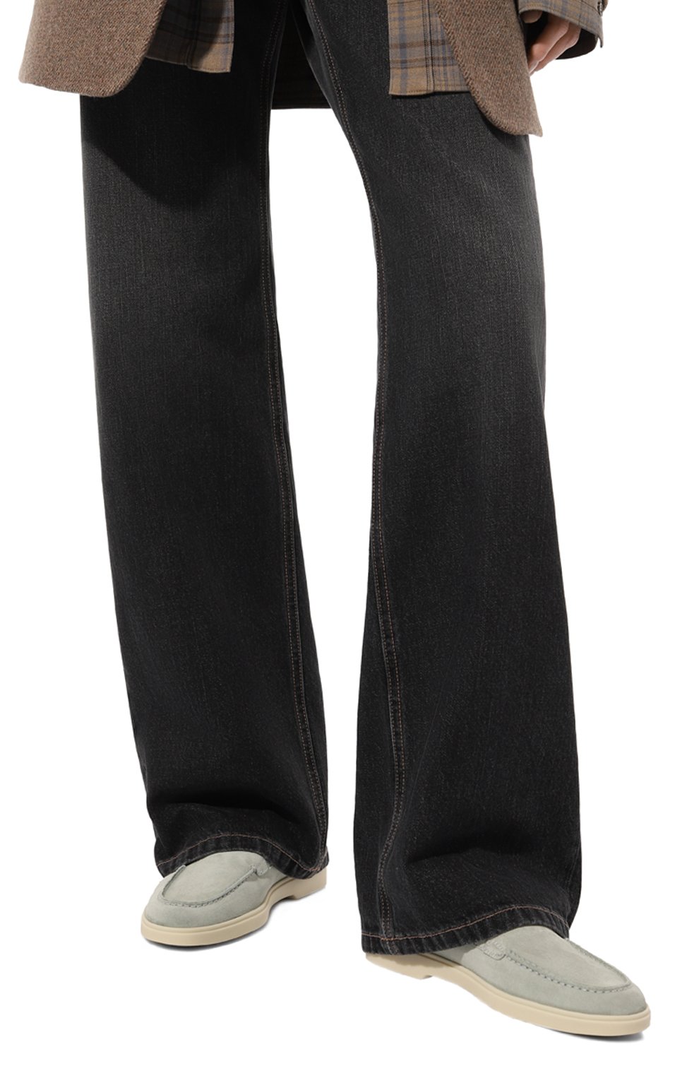 Замшевые лоферы SANTONI, арт. WUYA58856TISNSW9, фото 3