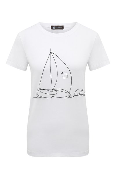 Женская хлопковая футболка COLOMBO, арт. TS00330/RIC