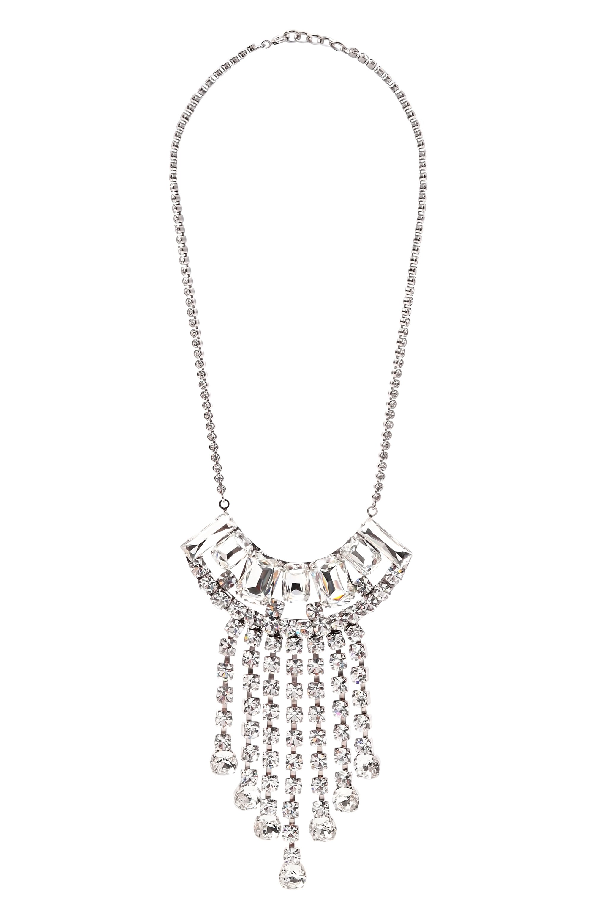 Колье DRIES VAN NOTEN серебряного цвета по цене 59850 руб., арт. 018272/0063, фото 1 Колье DRIES VAN NOTEN, арт. 018272/0063, фото 1