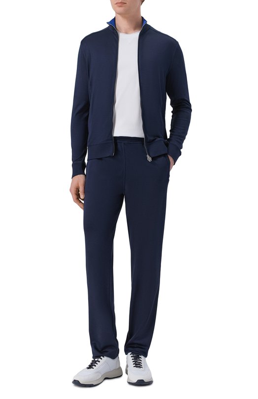 Шелковая толстовка Stefano Ricci K919511R31/R26190 Синий  K919511R31/R26190 Фото 2