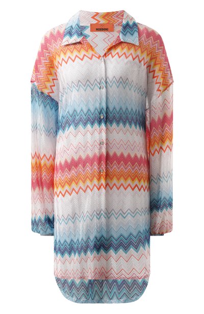Туника из вискозы MISSONI разноцветного цвета по цене 99500 руб., арт. MC24SK00/BR00ZY, фото 1 Туника из вискозы MISSONI, арт. MC24SK00/BR00ZY, фото 1
