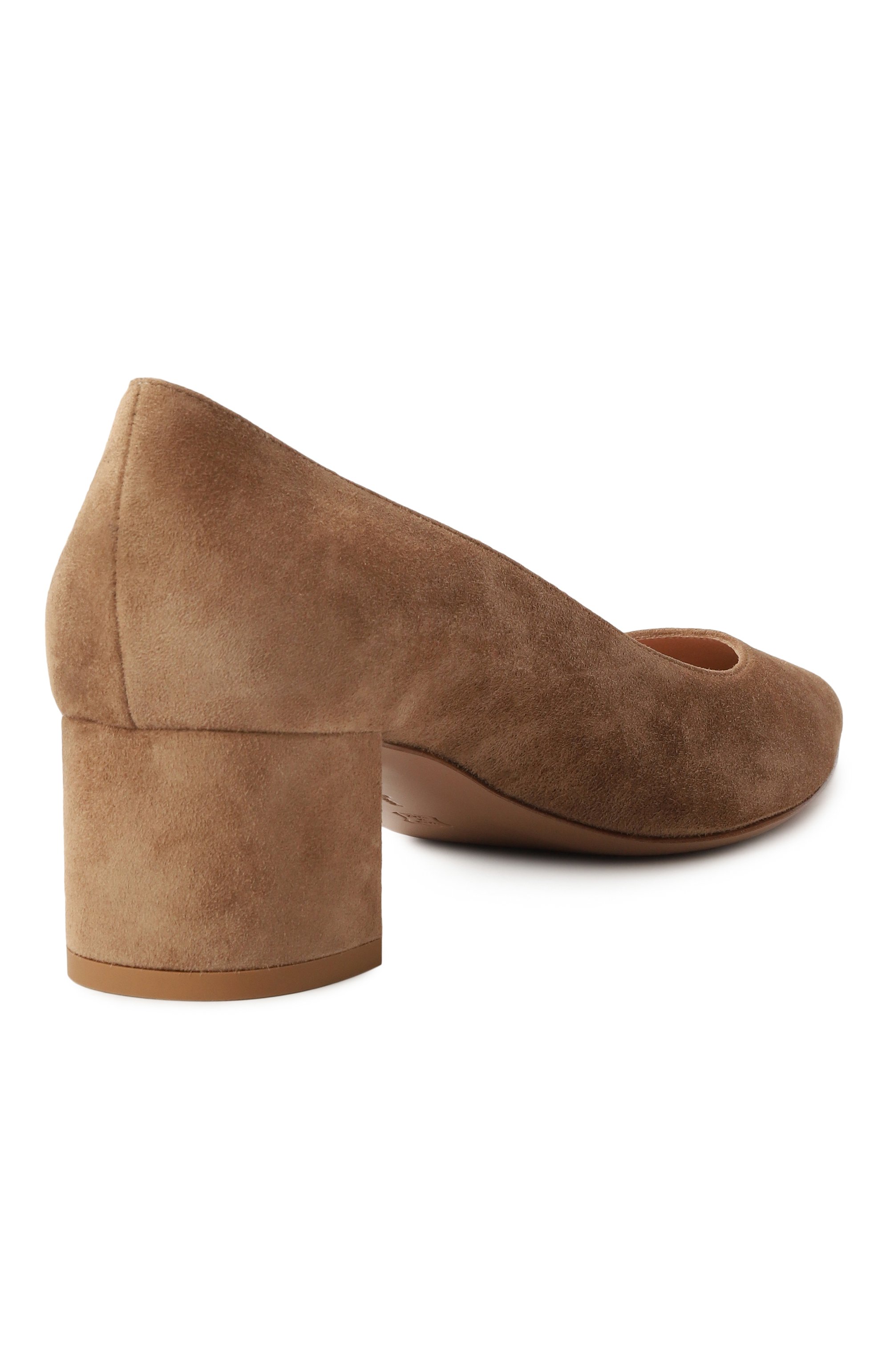 Замшевые туфли piper 45 GIANVITO ROSSI темно-бежевого цвета по цене 89950 руб., арт. G22171.45RIC.CAMCAML, фото 5 Замшевые туфли piper 45 GIANVITO ROSSI, арт. G22171.45RIC.CAMCAML, фото 5