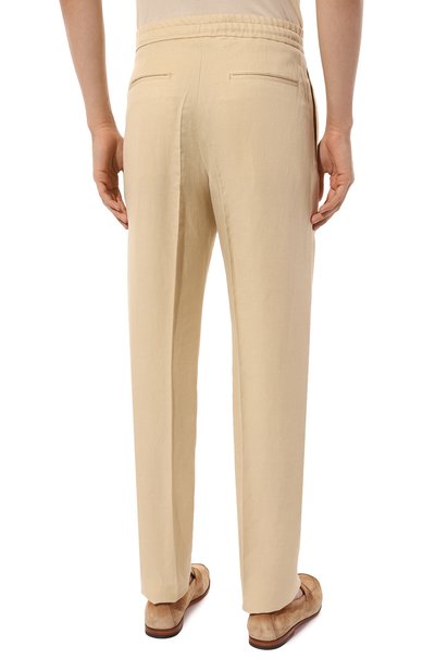 Брюки изо льна и шелка CANALI, арт. U7003/AX03156, фото 4