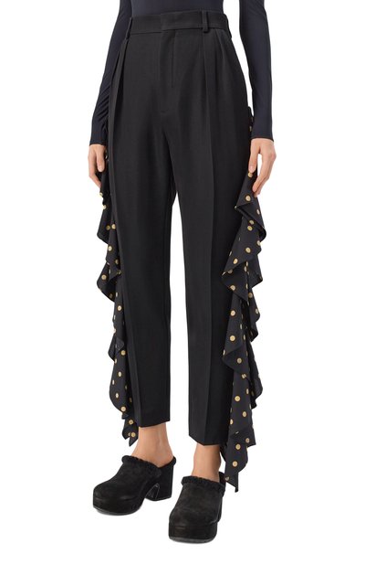 Брюки из шерсти и вискозы MOSCHINO, арт. A0302/5437, фото 3