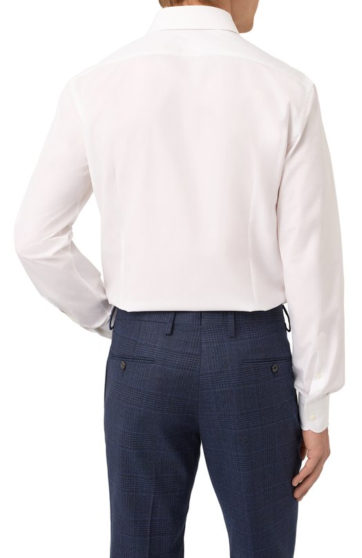 Хлопковая сорочка Corneliani 25P100-2511700 Белый  25P100-2511700 Фото 4