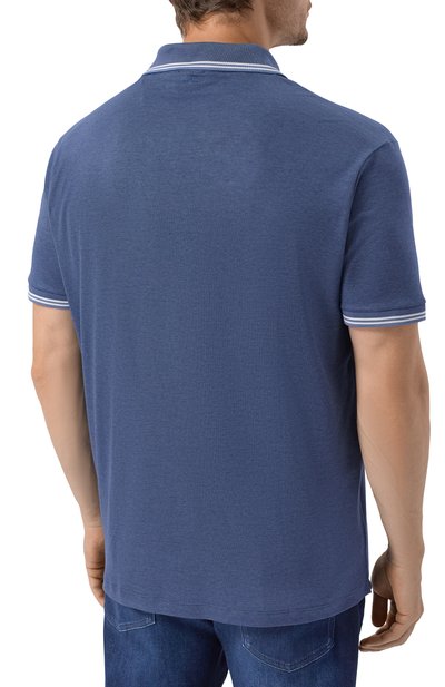 Поло из хлопка и лиоцелла PAUL&SHARK, арт. 26411256_001, фото 4