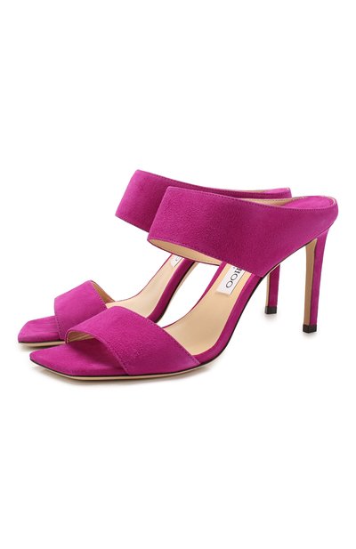 Замшевые мюли hira 85 JIMMY CHOO, арт. HIRA 85/SUE, фото 1