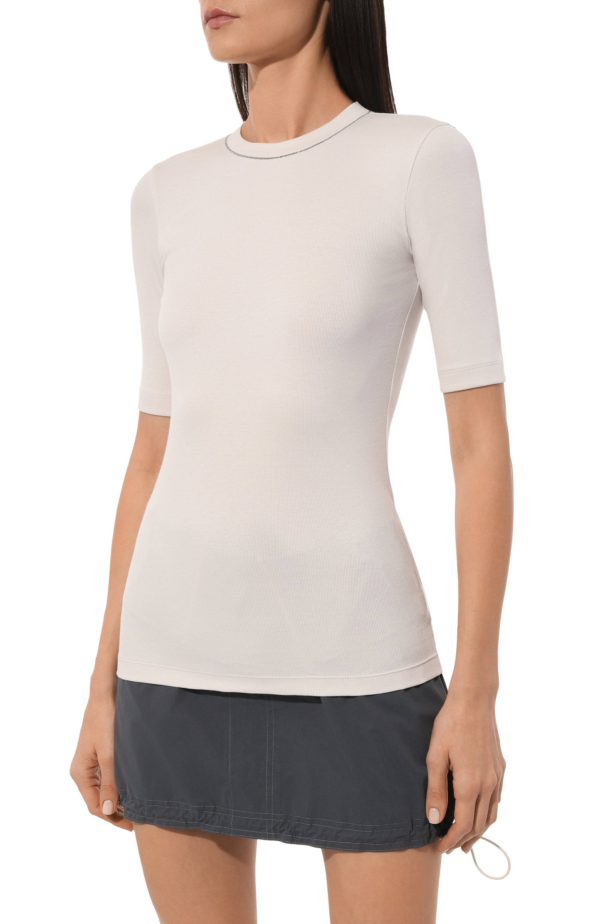 Хлопковый топ BRUNELLO CUCINELLI, арт. M0TC8BJ310, фото 3