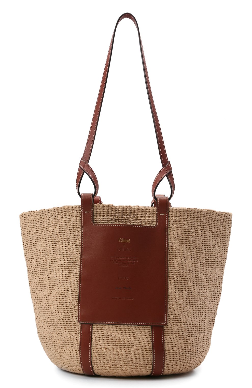 Сумка-тоут woody CHLOÉ, арт. CHC21AS390F11, фото 1