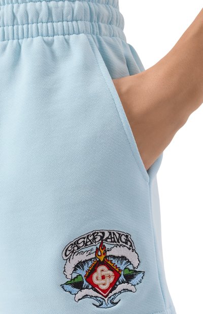 Хлопковые шорты CASABLANCA, арт. W-SP26-JTR-186-02-EX-BC, фото 5