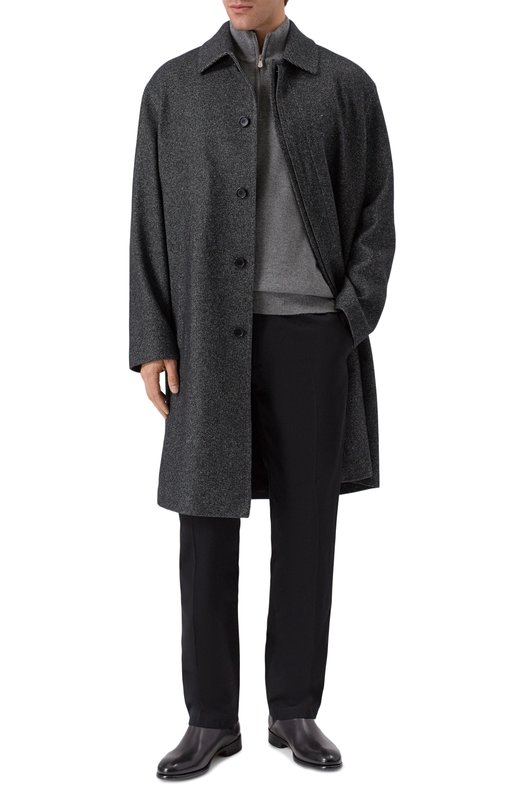 Пальто из кашемира и шелка MVST M25.1PM.C002_ Серый  M25.1PM.C002_ Фото 2