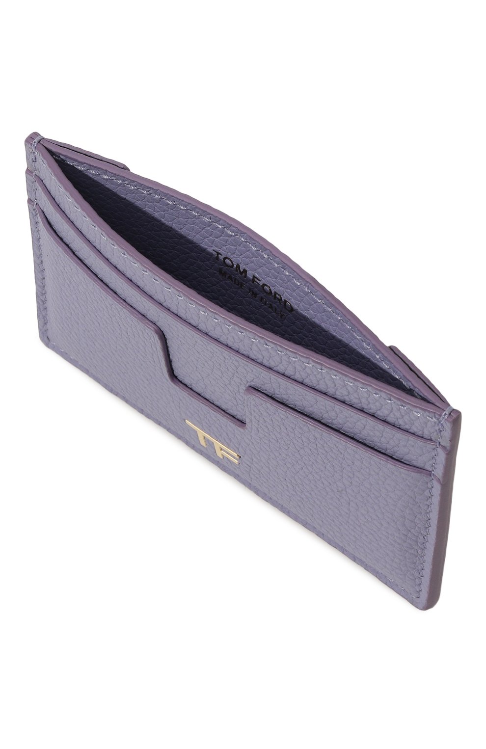 Кожаный футляр для кредитных карт TOM FORD фиолетового цвета по цене 26900 руб., арт. S0250T/LCL095, фото 3 Кожаный футляр для кредитных карт TOM FORD, арт. S0250T/LCL095, фото 3