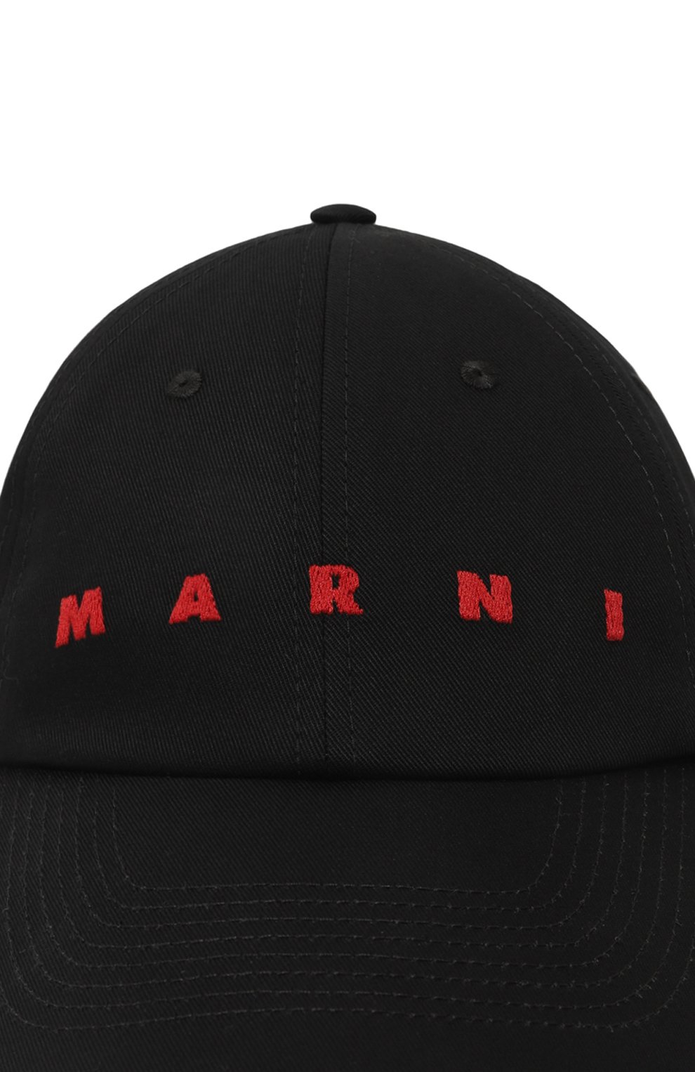 Хлопковая бейсболка MARNI черного цвета по цене 43950 руб., арт. CLZC0108S0/UTC311, фото 3 Хлопковая бейсболка MARNI, арт. CLZC0108S0/UTC311, фото 3