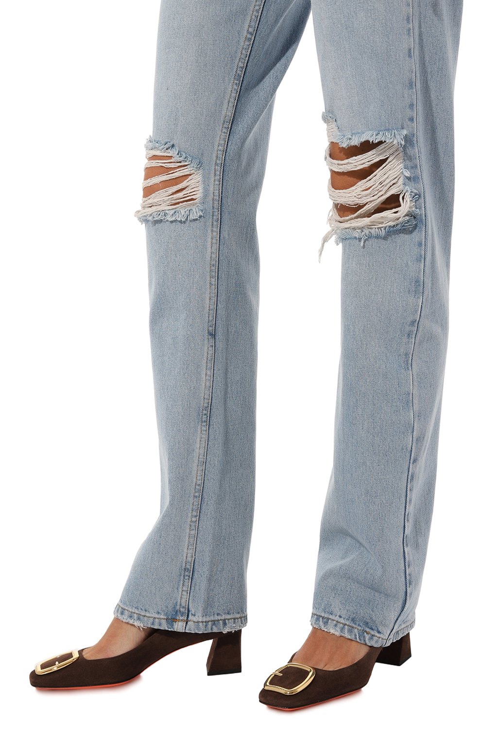 Замшевые туфли SANTONI, арт. WDMN70109HI2BMGDN01, фото 3