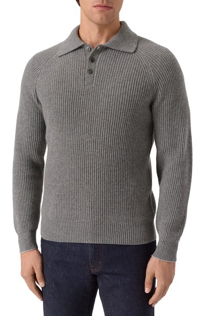 Кашемировое поло BRUNELLO CUCINELLI, арт. M2274115, фото 3