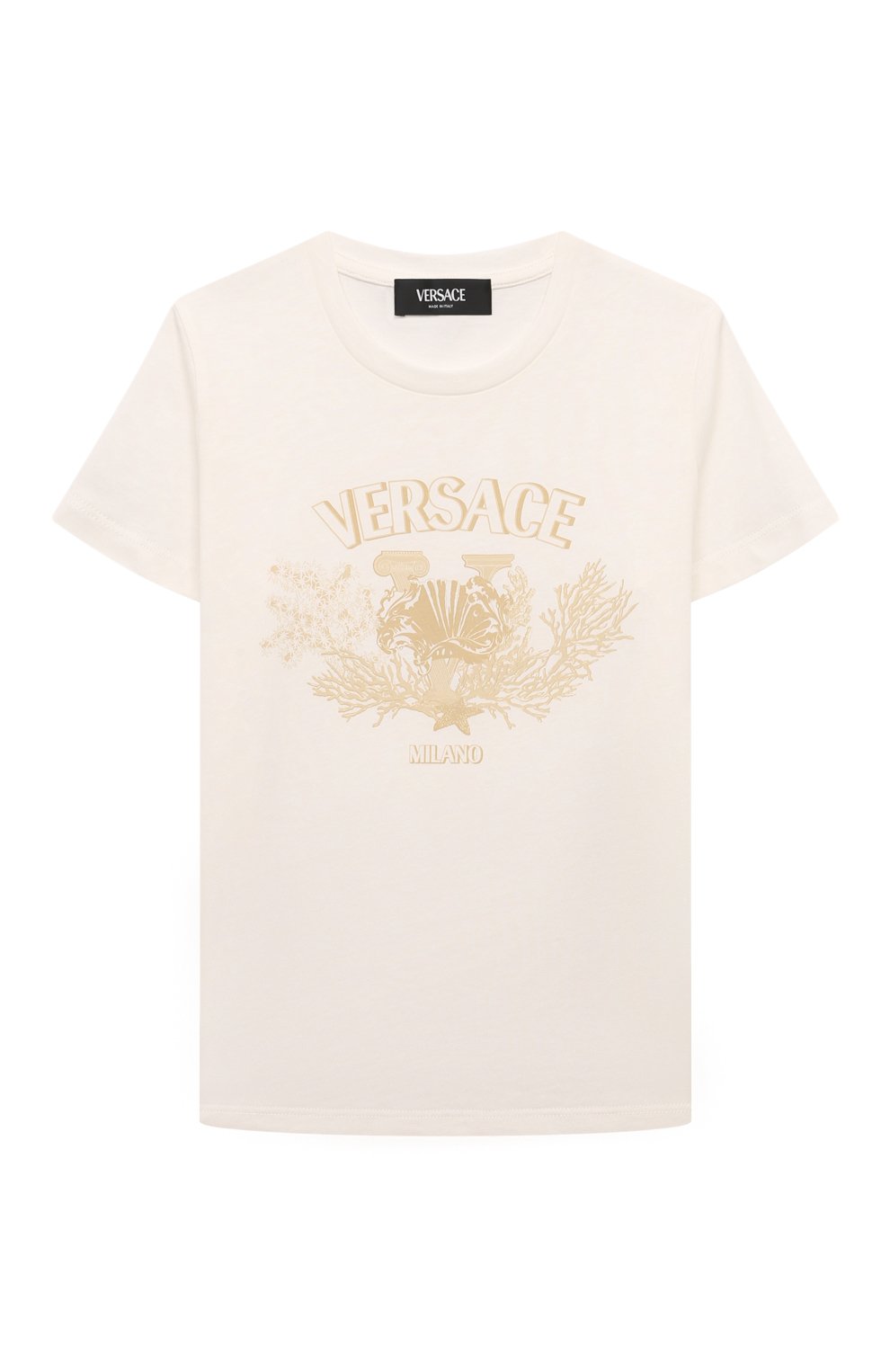 Хлопковая футболка VERSACE, арт. 1000239/1A11428/8-14, фото 1