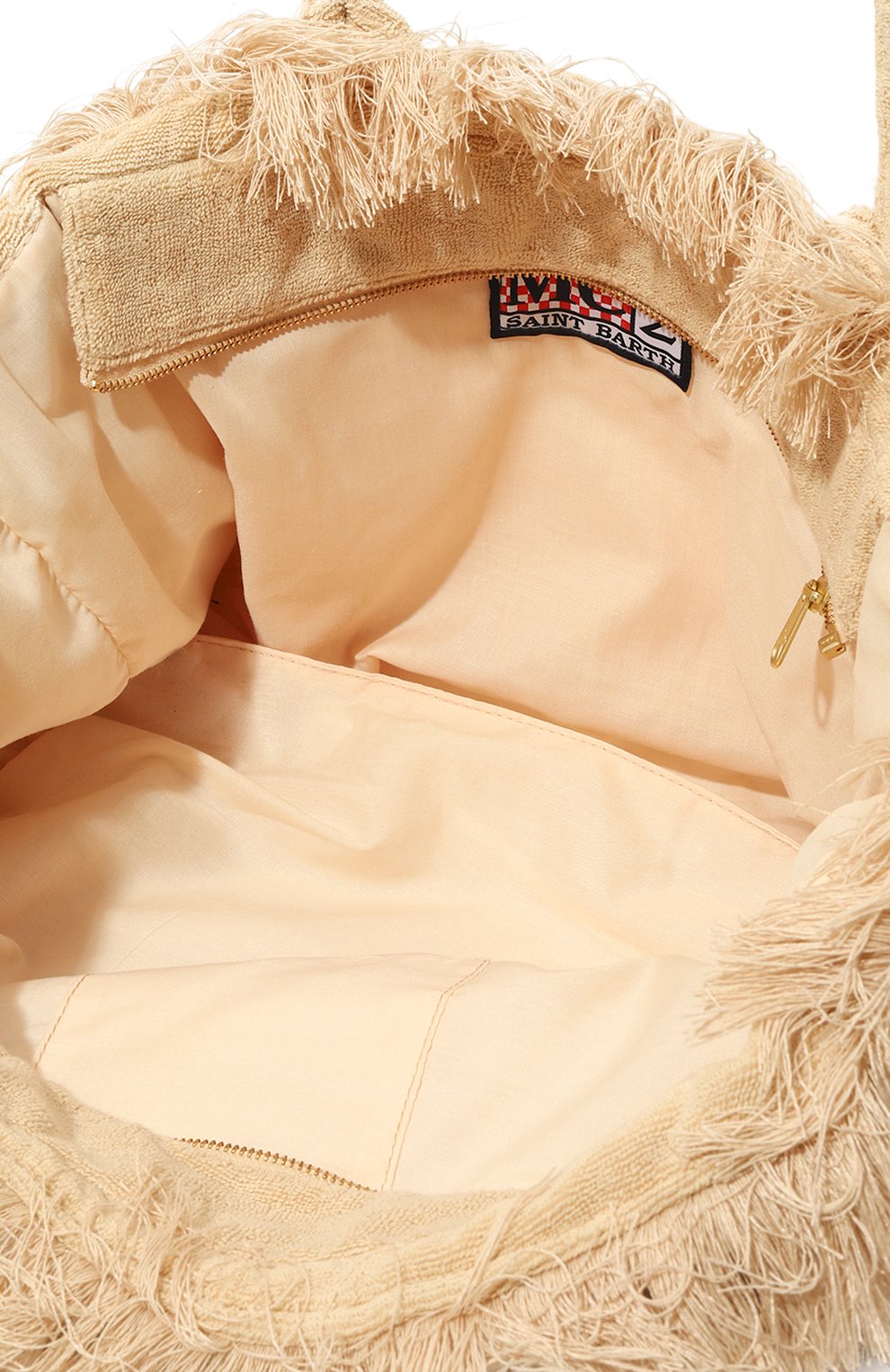 Сумка-тоут MC2 SAINT BARTH бежевого цвета по цене 15650 руб., арт. STBA/VANITY TERRY/07533D, фото 5 Сумка-тоут MC2 SAINT BARTH, арт. STBA/VANITY TERRY/07533D, фото 5