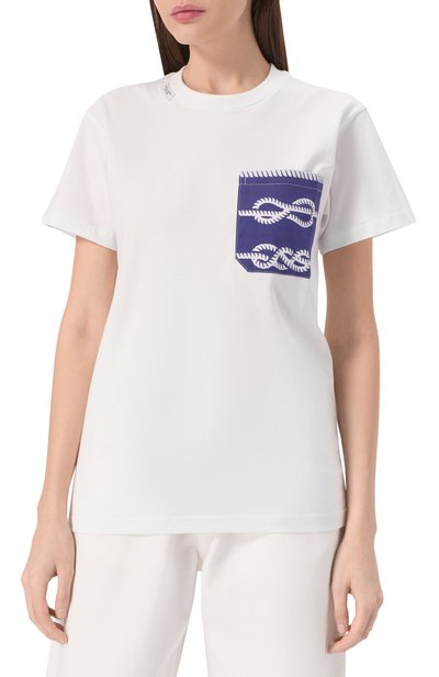 Хлопковая футболка FORTE DEI MARMI COUTURE, арт. 25SF5201, фото 3