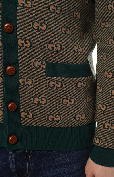 Кардиган из шерсти и кашемира GUCCI, арт. 630412 XKBFZ, фото 5