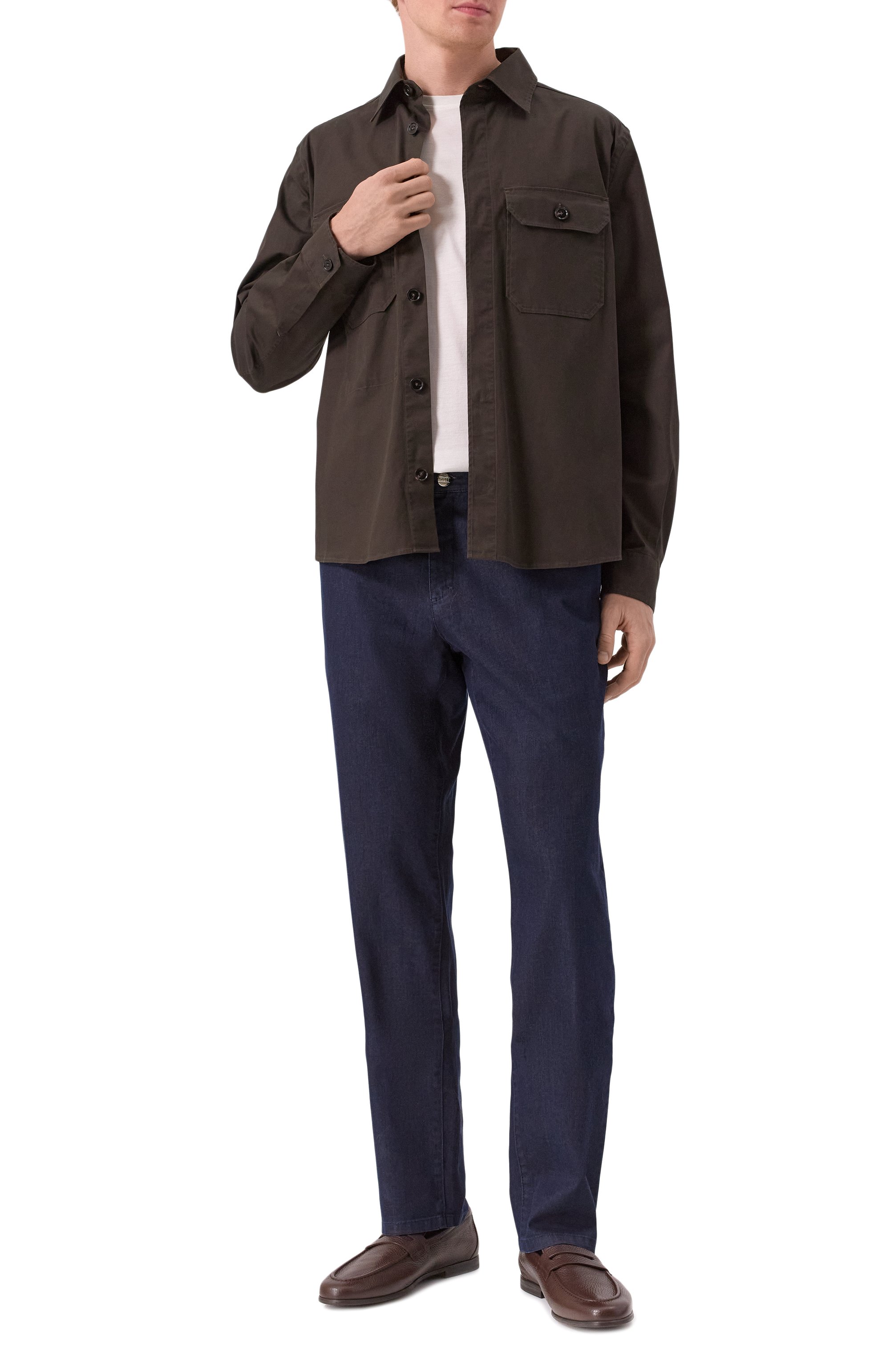 Кожаные пенни-лоферы CANALI, арт. 661210E/RA00775, фото 2