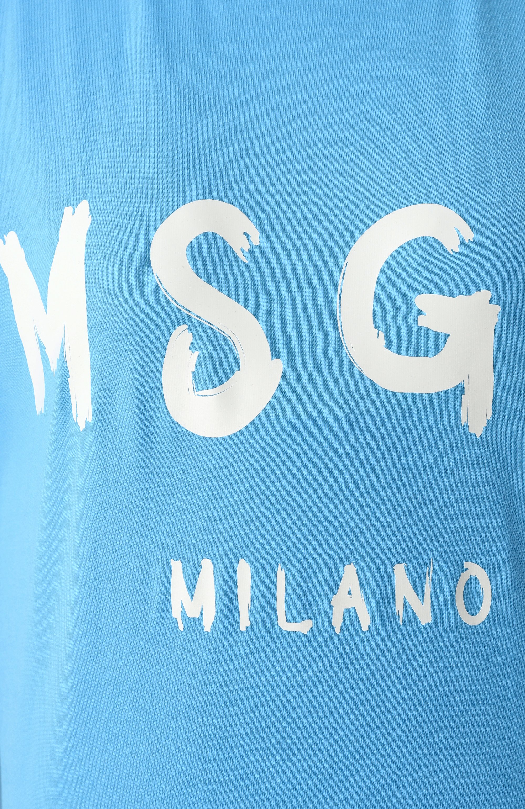 Хлопковая футболка MSGM, арт. 3841MDM510/257002, фото 6