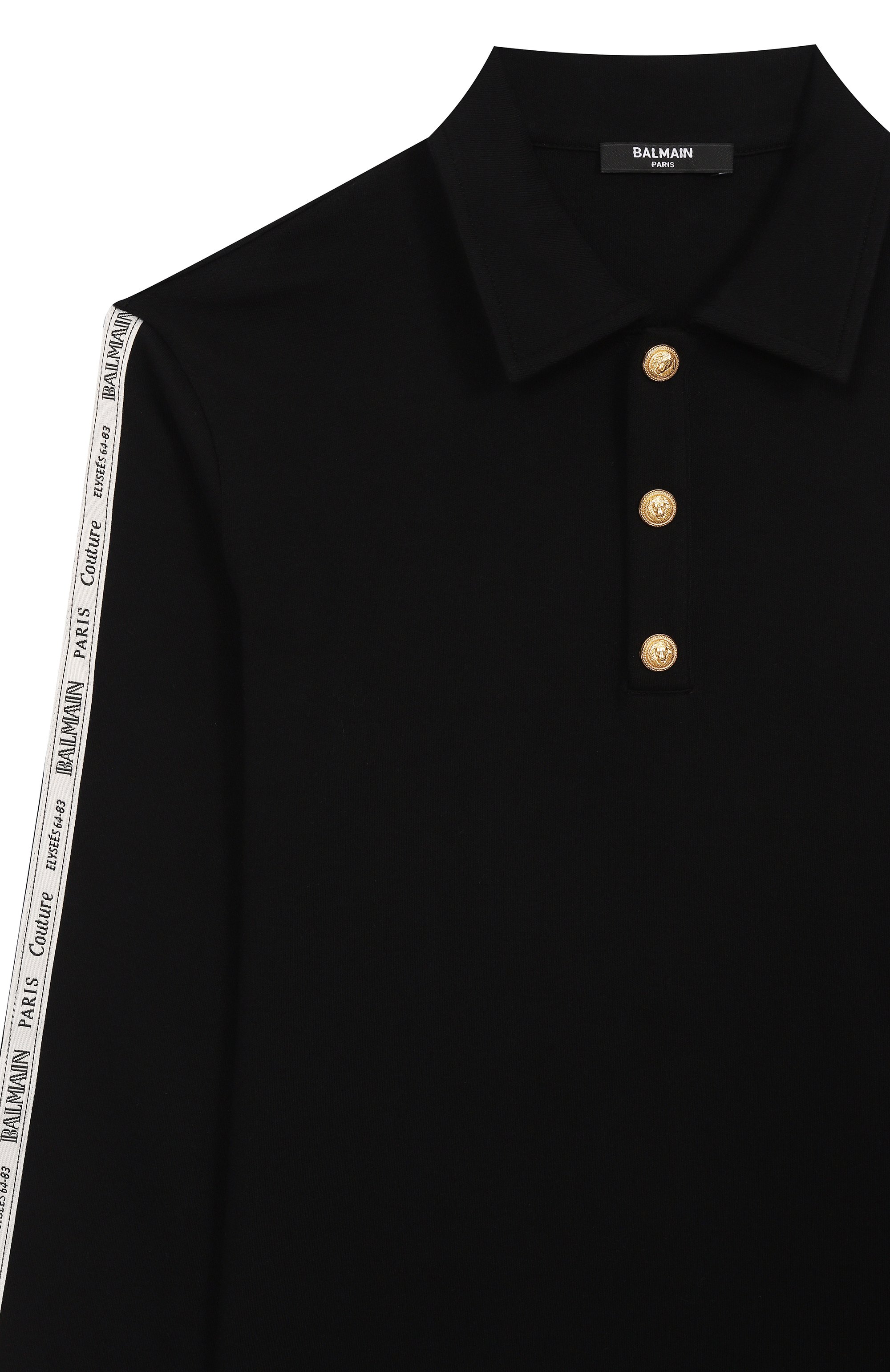 Хлопковое поло BALMAIN, арт. BX8R70, фото 3